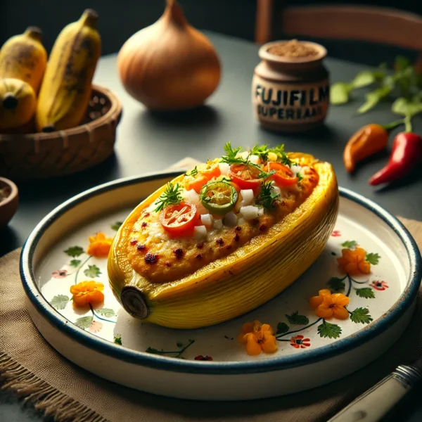 Platano relleno